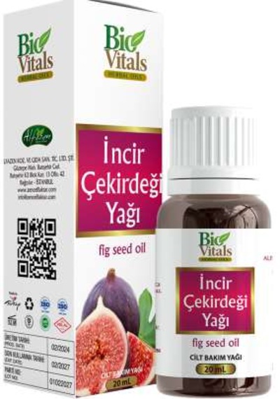 Bio Vitals İncir Çekirdeği Yağı 20ml X 2 Adet