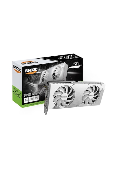 Inno3d Rtx5060ti 8gb Twin X2 Oc White 128bit Gddr7 Ekran Kartı N506t2-08d7x-193075w