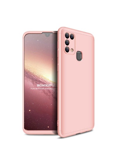 Galaxy M31 Kılıf Zore Ays Kapak Rose Gold