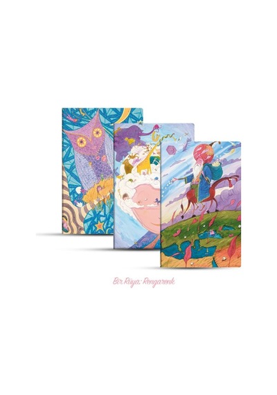 Üçlü Çizgili Defter Seti: Bir Rüya: Rengarenk