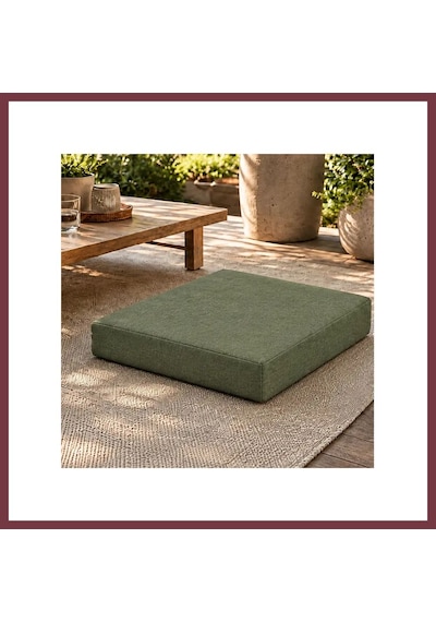 Storeşahin Kare Blok Minder 50 50 7 Cm Haki İç Mekân Shn0720