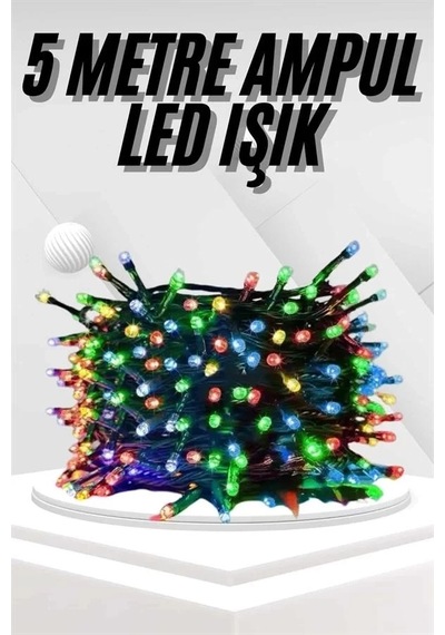 Home Ledli Fişli Led Dekor Lambası 5m Rgb Yılbaşı Ağacı Işığı Diğer