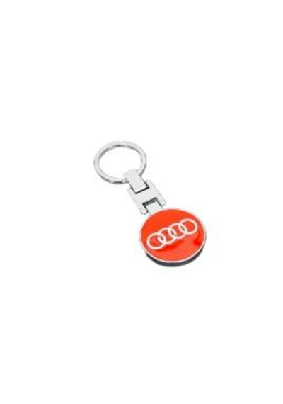 Dk Tuning Audi Logo Krom Metal Çift Yön Anahtarlık