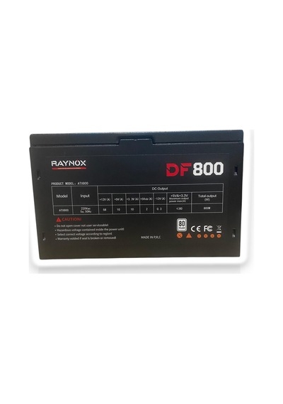 Raynox Atx800w Peak 800w 12cm Fan 4 Sata Oyuncu Pc Destekli Power Supply