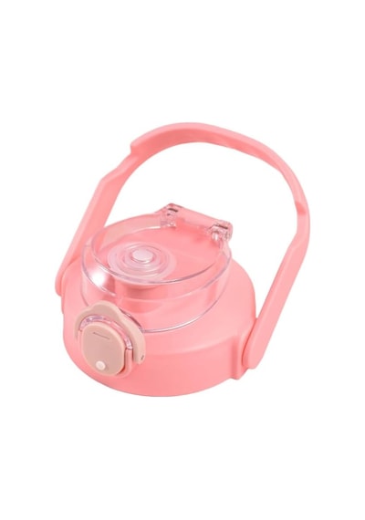 Çelik İçli Termos 850 Ml Pembe Skm012 Açık Beyaz