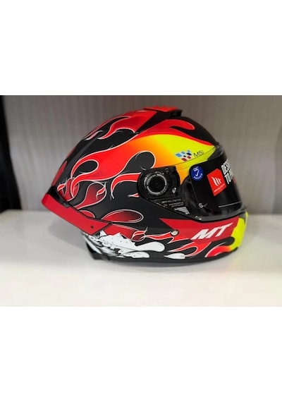 Mt Helmets Thunder 4 Sv Yamnaka B3 Motosiklet Kaskı Parlak Gri