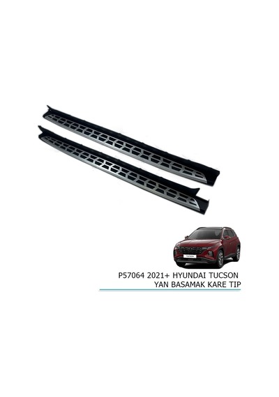 Hyundai Tucson 2021+ Yan Basamak Sıde Step Square Style