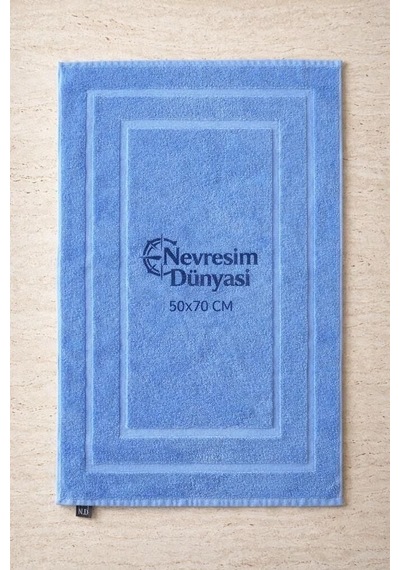 Ayak Havlu 50x70 Mavi Çok Renkli