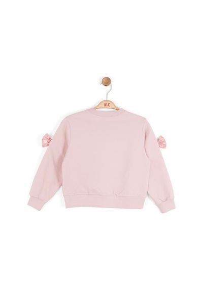 Kız Çocuk Romantıc Sweat Nk-39516 Pudra