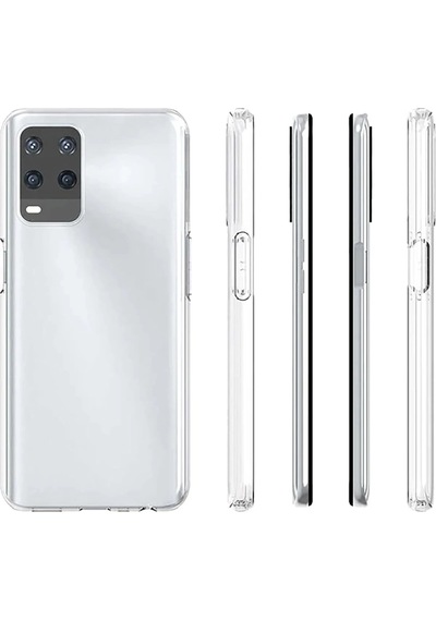 Gld-spt- Newface Oppo A54 4g Kılıf Lüx Şeffaf Silikon