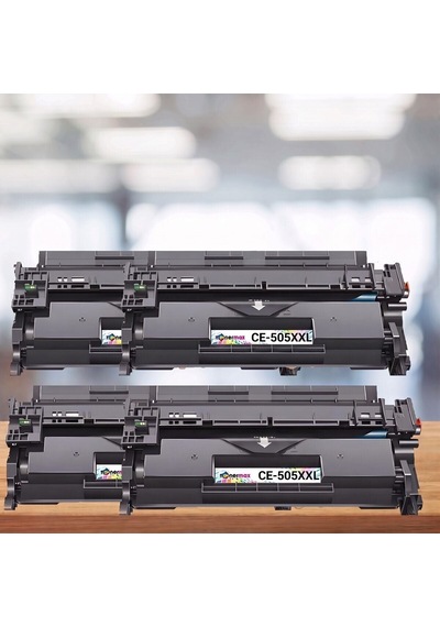 Hp Laserjet P2050 .  Toner Çipli Ce505xxl 4'lü 9.000 Sayfa