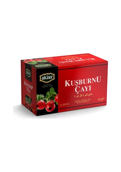 Kuşburnu Çayı Doğal 20li Süzen Poşet