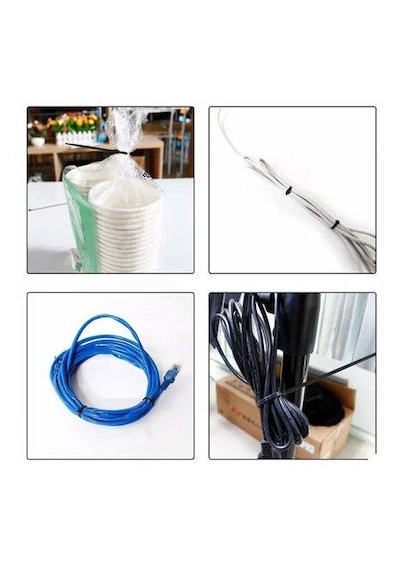 Siyah Cırt Plastik Kelepçe 20 Cm Kablo Bağı - 3.6 200mm 100 Adet