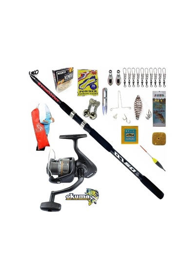 Okuma Revenger Rv-65 360cm 100-300gr Anaconda Profesyonel Sazan Kıyı Olta Takımı Seti