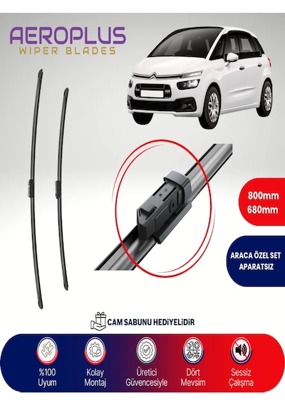 Aeroplus Citroen C4 Picasso Muz Silecek Takımı 2013-2016