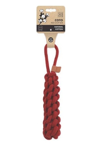 Örgü Köpek Oyuncağı Kırmızı 34 Cm