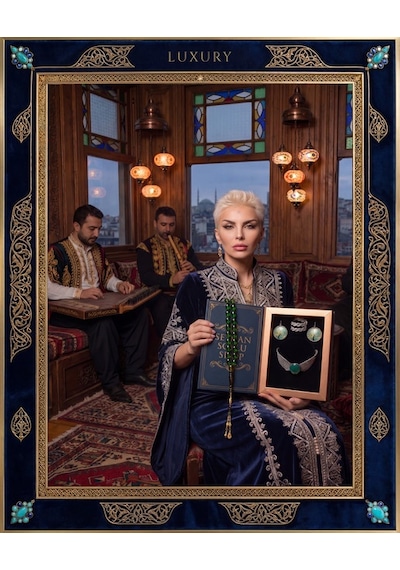Luxury Seri Özel Tasarım Kitap Kutulu Kadın Takı Seti Ve Tesbih Kombin - Kolye Küpe Yüzük Bileklik Ekstra Boncuk Bileklik 6 Parça Hediyelik - Doğum Günü Yıl Dönümü Sevgililer Günü Gösterişli Hediye - L-00125 Bakır Luxury Seri Özel Tasarım Kitap Kutulu Kadın Takı Seti Ve Tesbih Kombin - Kolye Küpe Yüzük Bileklik Ekstra Boncuk Bileklik 6 Parça Hediyelik - Doğum Günü Yıl Dönümü Sevgililer Günü Gösterişli Hediye - L-00125 Bakır