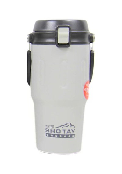 Shotay Journey Mug Çift Kullanımlı Kapak 650 Ml. Beyaz St-8166 Beyaz