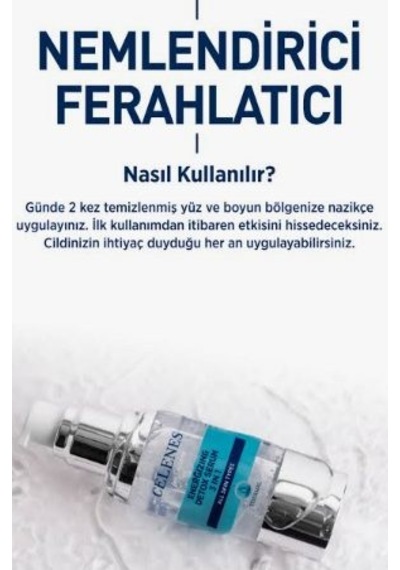 Celenes Canlandırıcı Detox Yüz Serumu 3'ü 1 Arada