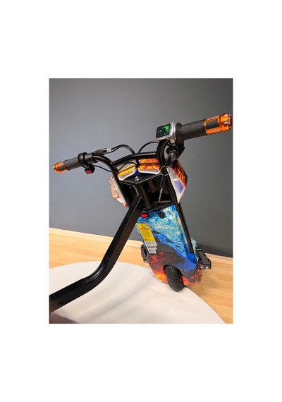 Drift Scooter 3 Hızlı 25 Km/h 100 Kg Taşıma Kapasiteli Kırmızı Kırmızı