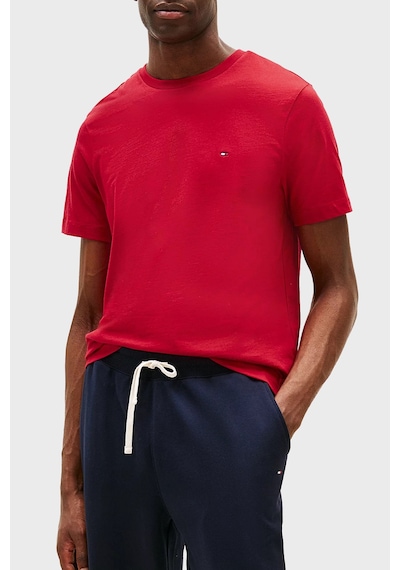 Tommy Hilfiger Erkek T Shirt Mw0mw39995 Xld Kırmızı Kırmızı