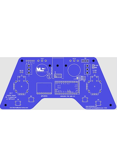 Arduino Tabanlı Radyo Kontrol Rc Kablosuz Kumanda Verici Devresi Arduino Pro Mini Sürüm V3