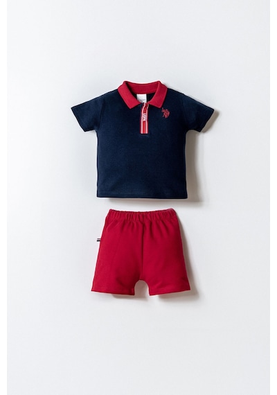 U.s. Polo Assn. Erkek Bebek Lacivert Şort Takım 5274-50023 Lacivert