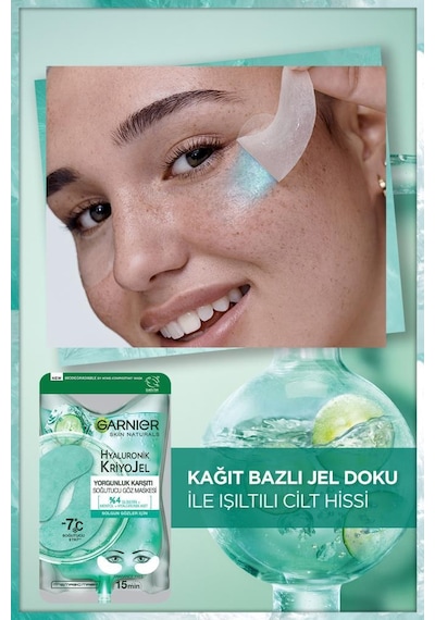 Garnier Hyaluronik Kriyojel Yorgunluk Karşıtı Soğutucu Göz Maskesi