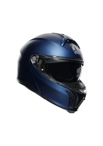 Agv Kask Tourmodular Solıd Mplk Galassıa Blue Matt Mavi