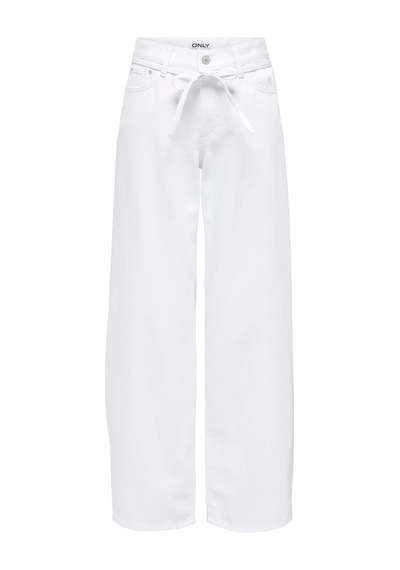 Only Onlgianna Mw Straight Kadın Denim Pantolon 15363227 Beyaz