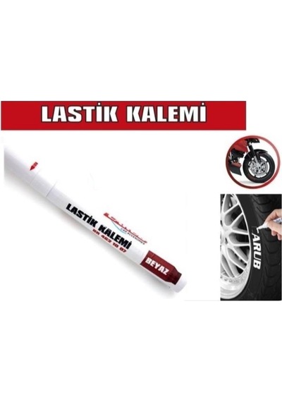 Lastik Kalemi Beyaz Carub