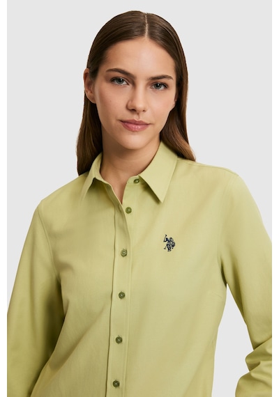 U.s. Polo Assn. Kadın Çağla Gömlek Basic 50324791-vr016 Cagla