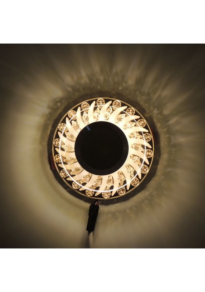Bronze Kristal Cam Altı Üstü Spot Cob Led Armatür Beyaz Gün Iş... Bronz Cam
