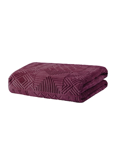 Yataş Bedding Nova Emboss Çift Kişilik Battaniye Vişne