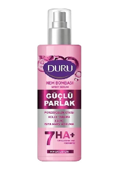 Duru Sprey Krem Nem Bombası Güçlü Parlak 200 Ml