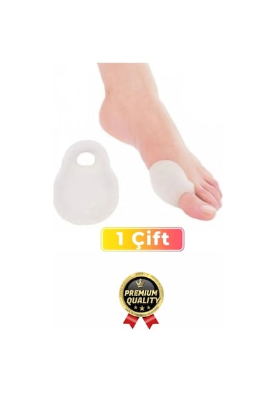 Yüksek Kalite Yumuşak Halluks Valgus Makaralı Bunyon Silikon Ayak Başparmak Kemik Koruyucu 1 Çift