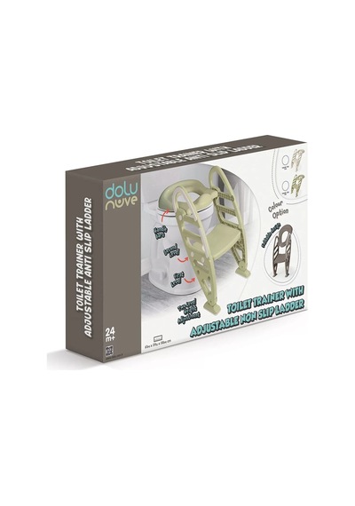 7242 Kaymaz Ayarlı Merdiven Klozet Adaptörü Eco Yeşil -dolu Oyuncak