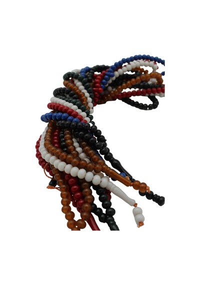 Hediyelik 10mm Tesbih 10 Adet Karışık Renk Beyaz