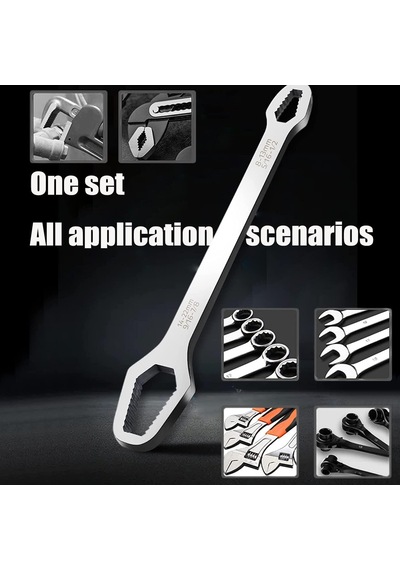 Evrensel Çift Başlı Tork Anahtar 8 22 Mm Çok Amaçlı Universal Anahtar Altıgen, Yuvarlak,