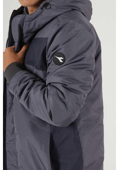 Diadora Forza Anorak Uzun Mont Antrasit Gri