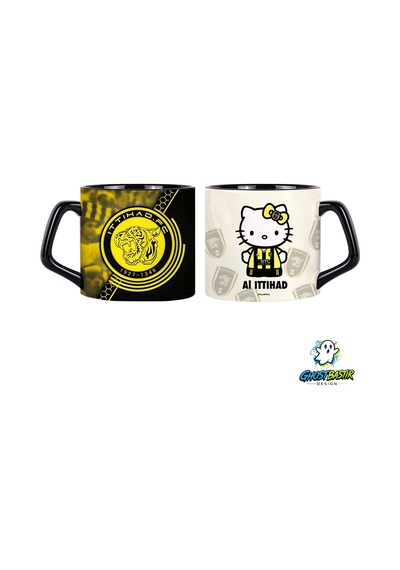 Ghostbastır Desıgn Al Ittihad Hello Kitty Kupa Bardak Tek Adet 0946 Çok Renkli