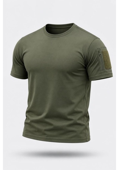 Terrien Premium Parça Unisex Moda Single Sword Bisiklet Yaka Kısa Kol Taktik T-shirt Çok Renkli