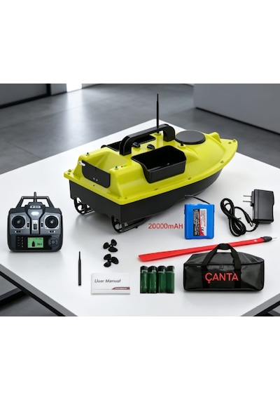 Yemleme (Tekne Ve Botu)gps 16 Konumlu Oto Pilot Eve Dönuş Sabit Hız 20000mah + Çantalı