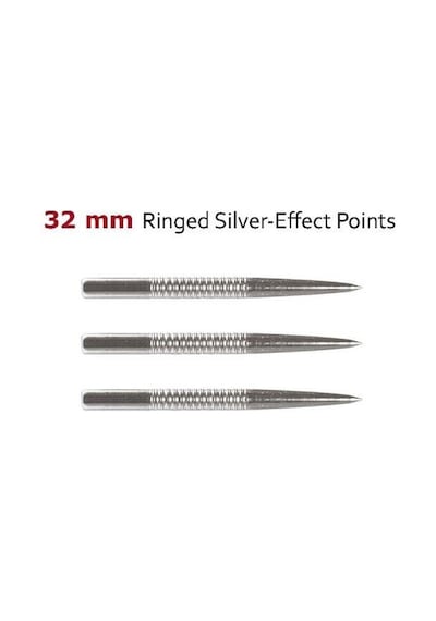 Winmau 32 Mm Ringed Silver-effect Çelik Uç