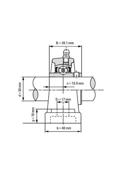 Ucp 206 Yataklı Rulman 30 MM 356624418