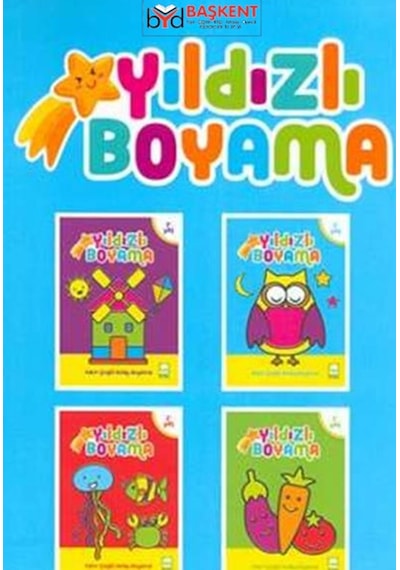 Yıldızlı Boyama Seti 4 Kitap Ema Yayınları