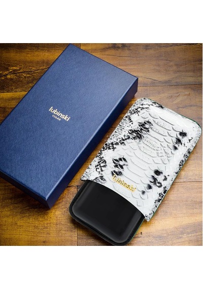 Lubinski Deri Puro Kılıfı Croco Silver/siyah 3lü 60ring