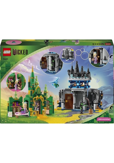 LEGO® Wicked Emerald City ve Kiamo Ko Kalesi 75689 - 9 Yaş ve Üzeri Çocuklar için Yaratıcı Oyuncak Yapım Seti (860 Parça)