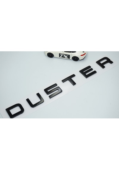 Dk Tuning Duster Ön Kaput Siyah Abs 3m 3d Yazı Logo Dacia İle Uyu