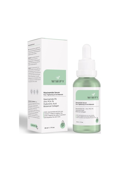 Gözenek Sıkılaştırıcı Anti Akne Ton Eşitleyici Botanikal Kolajen Serum Niacinamide 5%+zınc Pca 1% Nıacınamıde Serum